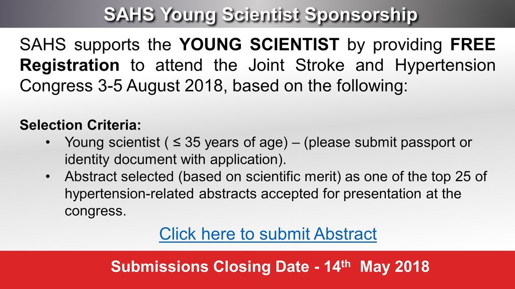 Sahs Young Scientist Sponsorship Ad 2018 No Logo